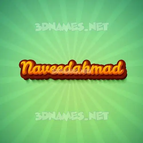 naveedahmad in Green Rays style - 3D name wallpaper naveedahmad in Green Rays style - 3D name wallpaper