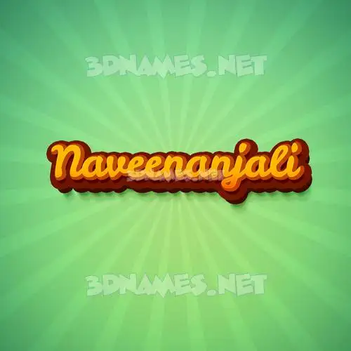 naveenanjali in Green Rays style - 3D name wallpaper naveenanjali in Green Rays style - 3D name wallpaper