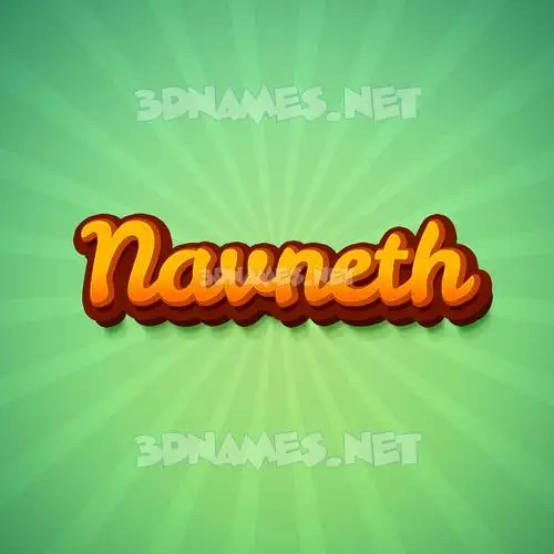 navneth in Green Rays style - 3D name wallpaper
