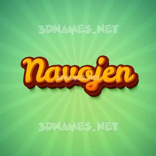 navojen in Green Rays style - 3D name wallpaper navojen in Green Rays style - 3D name wallpaper