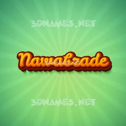 nawabzade in Green Rays style - 3D name wallpaper nawabzade in Green Rays style - 3D name wallpaper