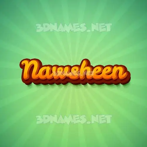 nawsheen in Green Rays style - 3D name wallpaper nawsheen in Green Rays style - 3D name wallpaper
