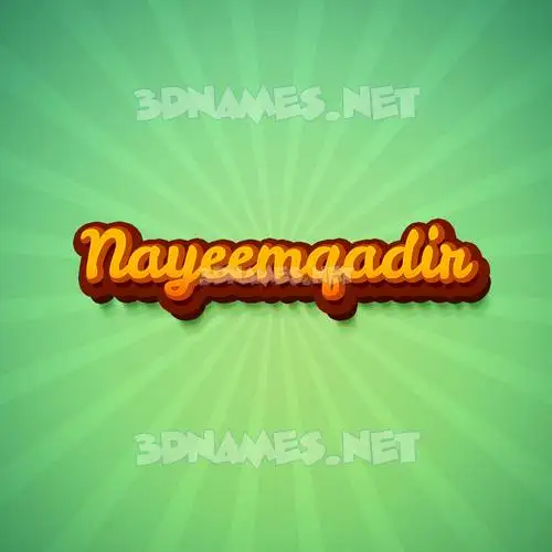 nayeemqadir in Green Rays style - 3D name wallpaper nayeemqadir in Green Rays style - 3D name wallpaper