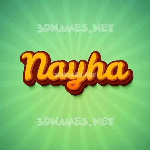 nayha in Green Rays style - 3D name wallpaper nayha in Green Rays style - 3D name wallpaper