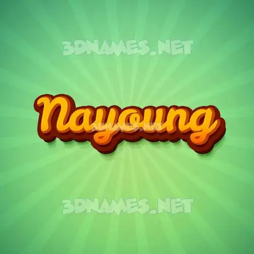 nayoung in Green Rays style - 3D name wallpaper nayoung in Green Rays style - 3D name wallpaper