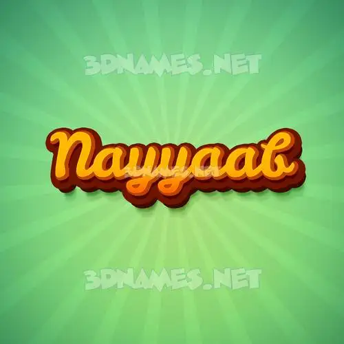 nayyaab in Green Rays style - 3D name wallpaper nayyaab in Green Rays style - 3D name wallpaper
