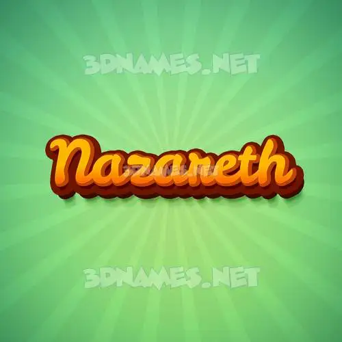 nazareth in Green Rays style - 3D name wallpaper nazareth in Green Rays style - 3D name wallpaper