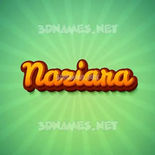 naziara in Green Rays style - 3D name wallpaper naziara in Green Rays style - 3D name wallpaper