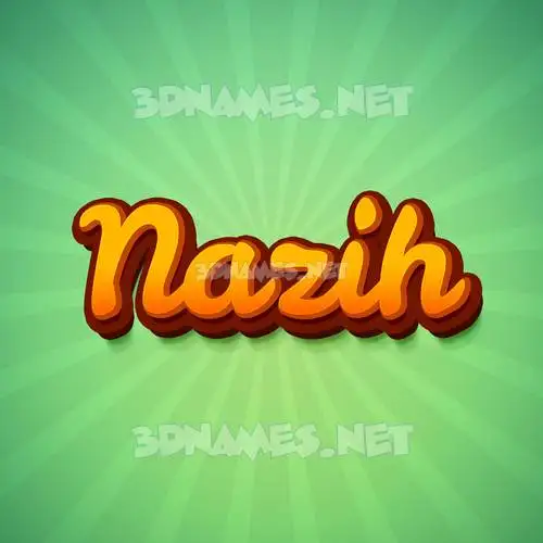 nazih in Green Rays style - 3D name wallpaper nazih in Green Rays style - 3D name wallpaper