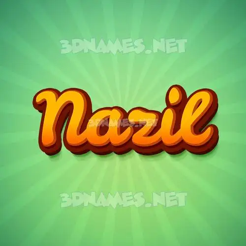 nazil in Green Rays style - 3D name wallpaper nazil in Green Rays style - 3D name wallpaper