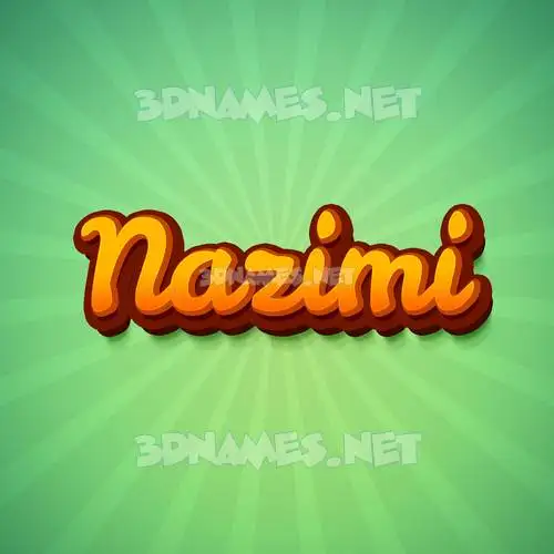 nazimi in Green Rays style - 3D name wallpaper nazimi in Green Rays style - 3D name wallpaper