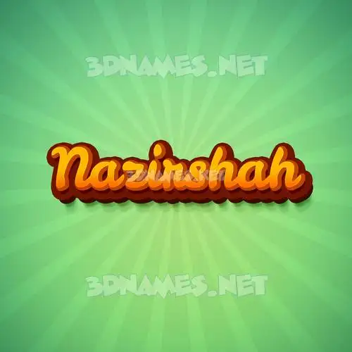 nazirshah in Green Rays style - 3D name wallpaper nazirshah in Green Rays style - 3D name wallpaper