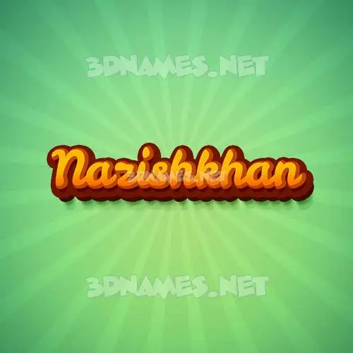 nazishkhan in Green Rays style - 3D name wallpaper nazishkhan in Green Rays style - 3D name wallpaper