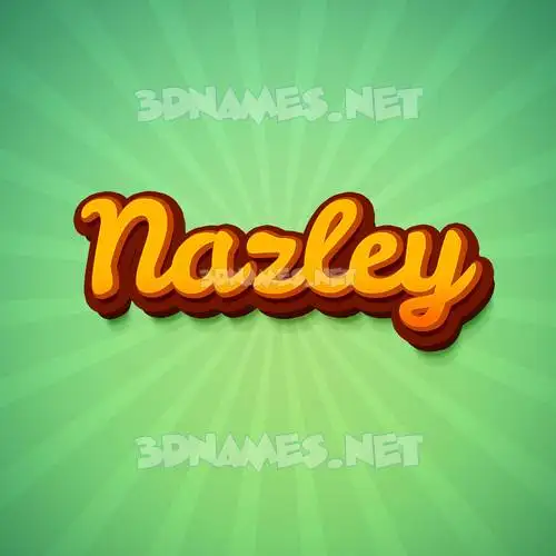 nazley in Green Rays style - 3D name wallpaper nazley in Green Rays style - 3D name wallpaper