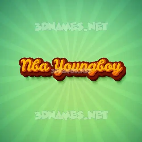 nba youngboy in Green Rays style - 3D name wallpaper nba youngboy in Green Rays style - 3D name wallpaper