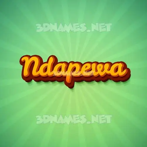 ndapewa in Green Rays style - 3D name wallpaper ndapewa in Green Rays style - 3D name wallpaper