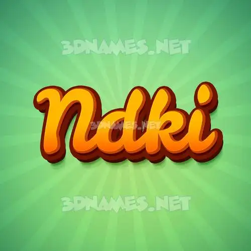 ndki in Green Rays style - 3D name wallpaper ndki in Green Rays style - 3D name wallpaper