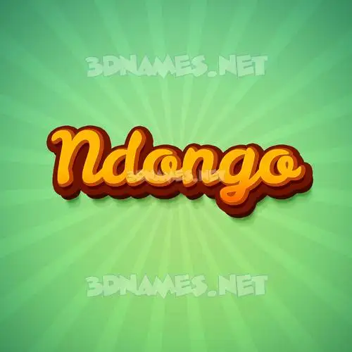 ndongo in Green Rays style - 3D name wallpaper ndongo in Green Rays style - 3D name wallpaper