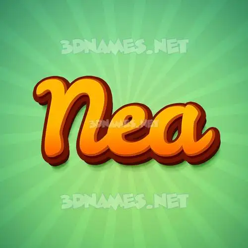 nea in Green Rays style - 3D name wallpaper nea in Green Rays style - 3D name wallpaper