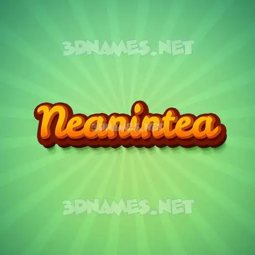 neanintea in Green Rays style - 3D name wallpaper neanintea in Green Rays style - 3D name wallpaper