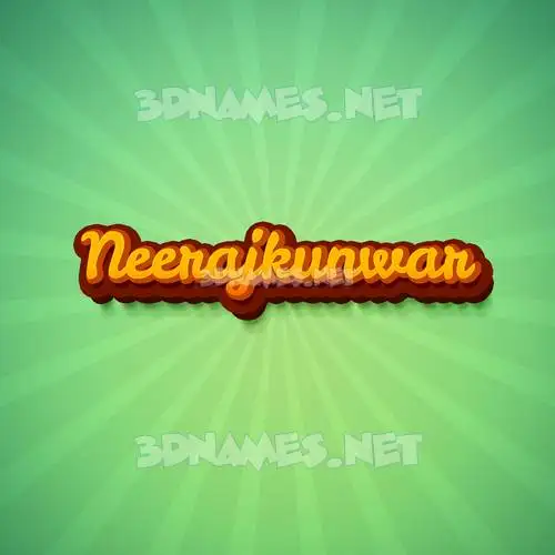 neerajkunwar in Green Rays style - 3D name wallpaper neerajkunwar in Green Rays style - 3D name wallpaper