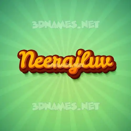 neerajluv in Green Rays style - 3D name wallpaper neerajluv in Green Rays style - 3D name wallpaper