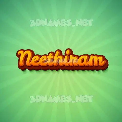 neethiram in Green Rays style - 3D name wallpaper neethiram in Green Rays style - 3D name wallpaper