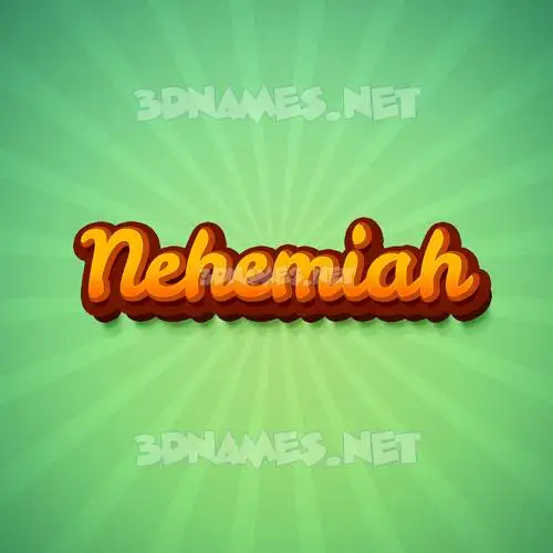 nehemiah in Green Rays style - 3D name wallpaper nehemiah in Green Rays style - 3D name wallpaper