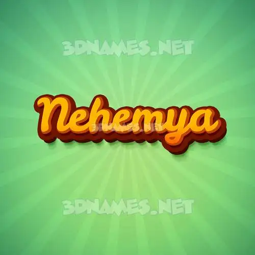 nehemya in Green Rays style - 3D name wallpaper nehemya in Green Rays style - 3D name wallpaper