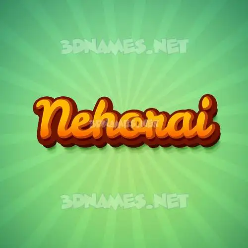 nehorai in Green Rays style - 3D name wallpaper nehorai in Green Rays style - 3D name wallpaper