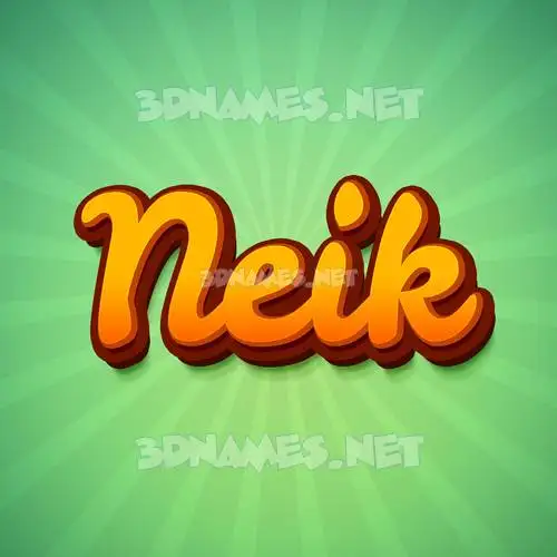 neik in Green Rays style - 3D name wallpaper neik in Green Rays style - 3D name wallpaper