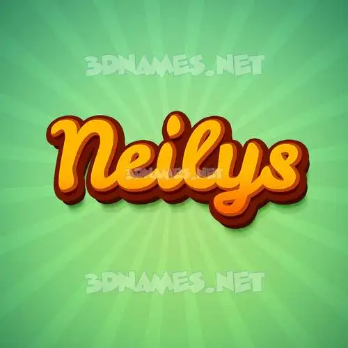 neilys in Green Rays style - 3D name wallpaper neilys in Green Rays style - 3D name wallpaper