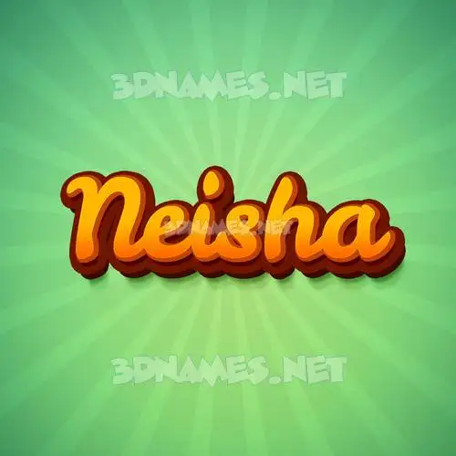 neisha in Green Rays style - 3D name wallpaper neisha in Green Rays style - 3D name wallpaper