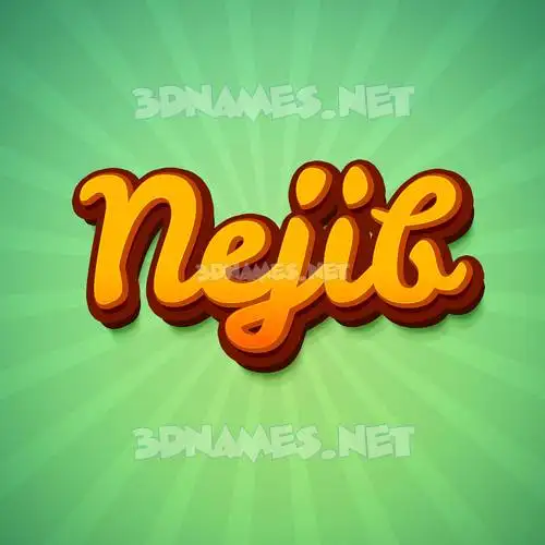 nejib in Green Rays style - 3D name wallpaper nejib in Green Rays style - 3D name wallpaper