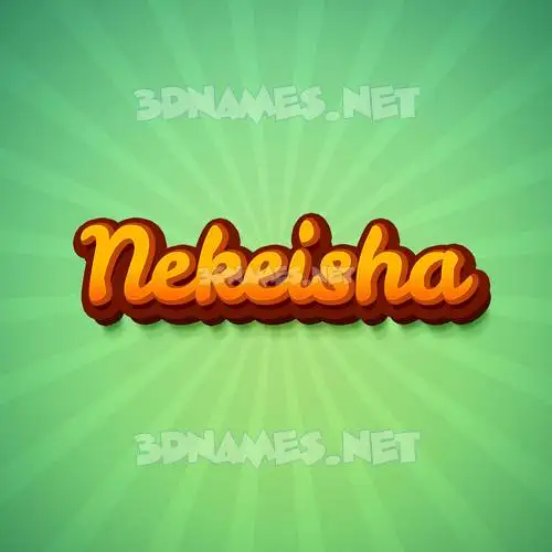 nekeisha in Green Rays style - 3D name wallpaper nekeisha in Green Rays style - 3D name wallpaper