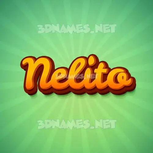 nelito in Green Rays style - 3D name wallpaper nelito in Green Rays style - 3D name wallpaper