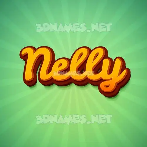 nelly in Green Rays style - 3D name wallpaper nelly in Green Rays style - 3D name wallpaper