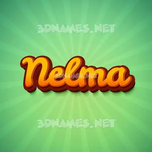 nelma in Green Rays style - 3D name wallpaper nelma in Green Rays style - 3D name wallpaper