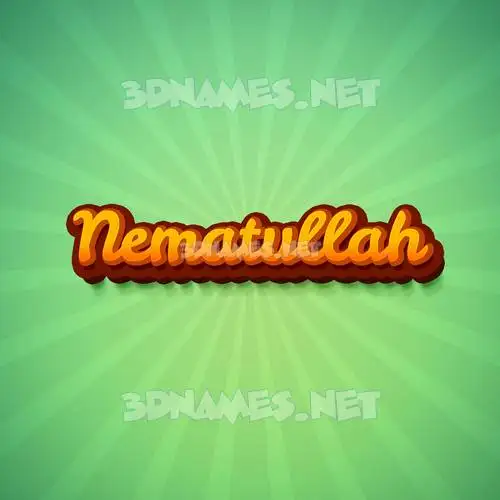 nematullah in Green Rays style - 3D name wallpaper nematullah in Green Rays style - 3D name wallpaper