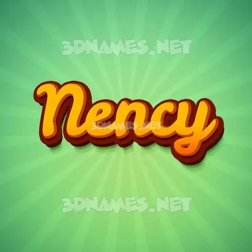 nency in Green Rays style - 3D name wallpaper nency in Green Rays style - 3D name wallpaper