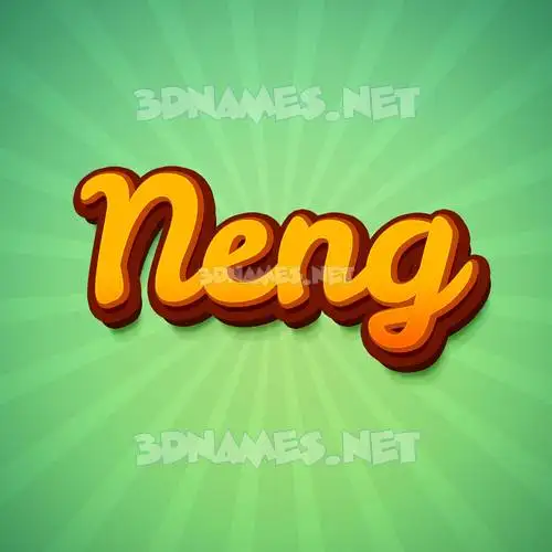 neng in Green Rays style - 3D name wallpaper neng in Green Rays style - 3D name wallpaper