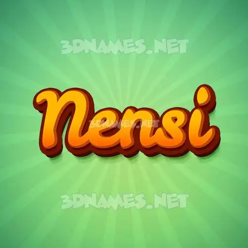 nensi in Green Rays style - 3D name wallpaper nensi in Green Rays style - 3D name wallpaper