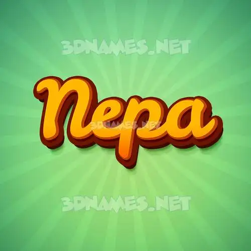 nepa in Green Rays style - 3D name wallpaper nepa in Green Rays style - 3D name wallpaper