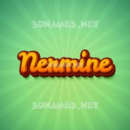 nermine in Green Rays style - 3D name wallpaper nermine in Green Rays style - 3D name wallpaper