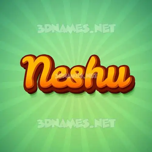 neshu in Green Rays style - 3D name wallpaper neshu in Green Rays style - 3D name wallpaper