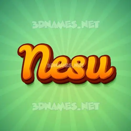 nesu in Green Rays style - 3D name wallpaper nesu in Green Rays style - 3D name wallpaper