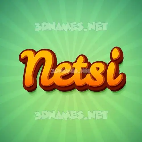 netsi in Green Rays style - 3D name wallpaper netsi in Green Rays style - 3D name wallpaper