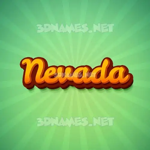 nevada in Green Rays style - 3D name wallpaper nevada in Green Rays style - 3D name wallpaper