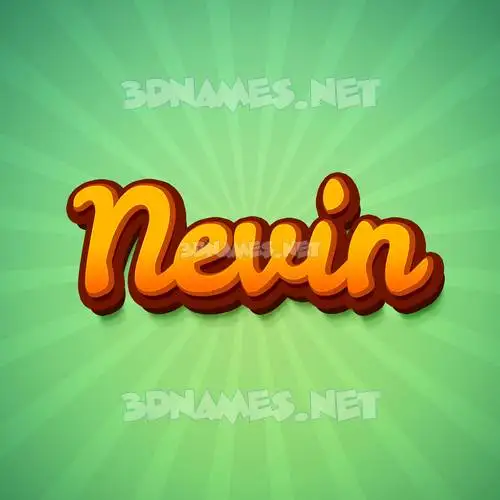 nevin in Green Rays style - 3D name wallpaper nevin in Green Rays style - 3D name wallpaper