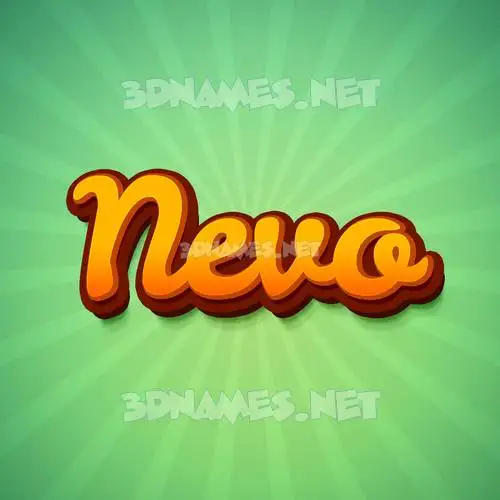 nevo in Green Rays style - 3D name wallpaper nevo in Green Rays style - 3D name wallpaper